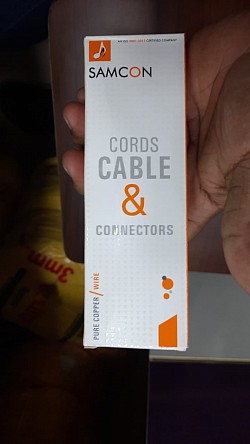 SAMCON MIC CABLE , MONO PIN CABLE AND AUX CABLE AVAILABLE